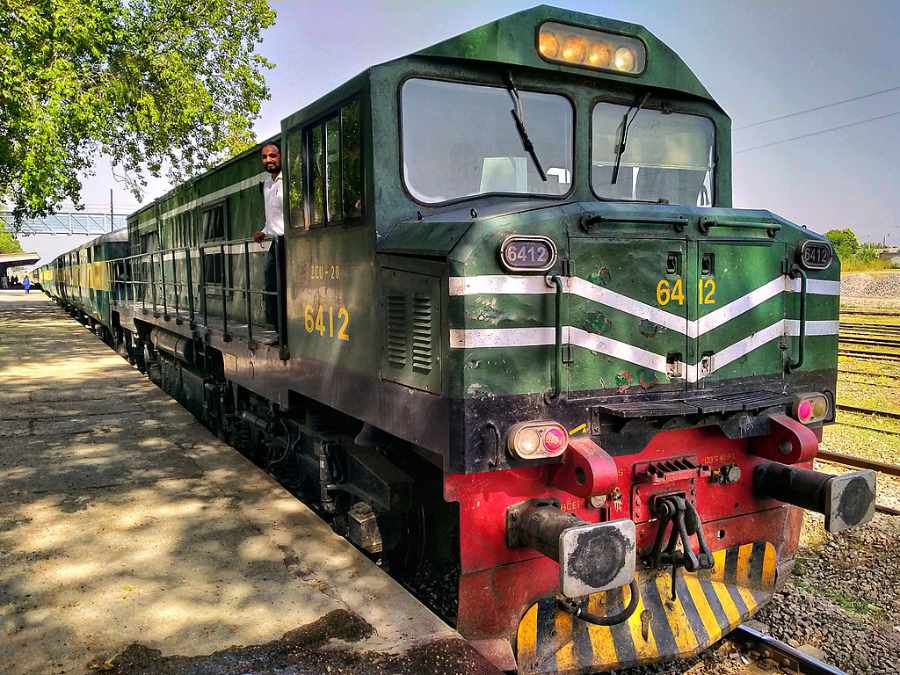 A train in Pakistan