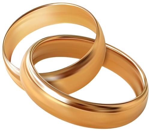 Interlocked Wedding Rings