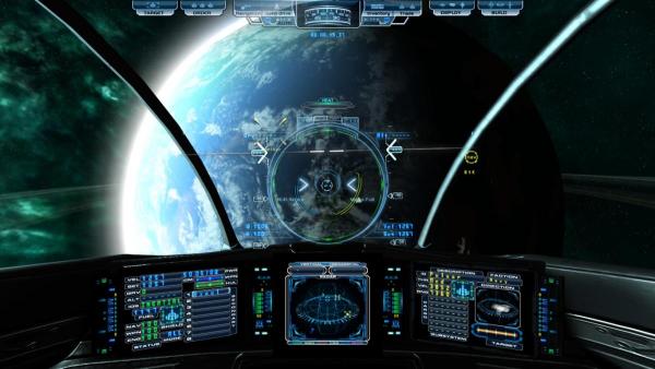 Spaceship flight deck