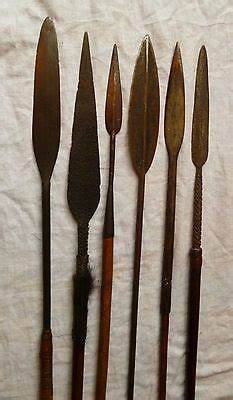 An assortment of assegais