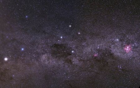 A mass of stars in the night sky