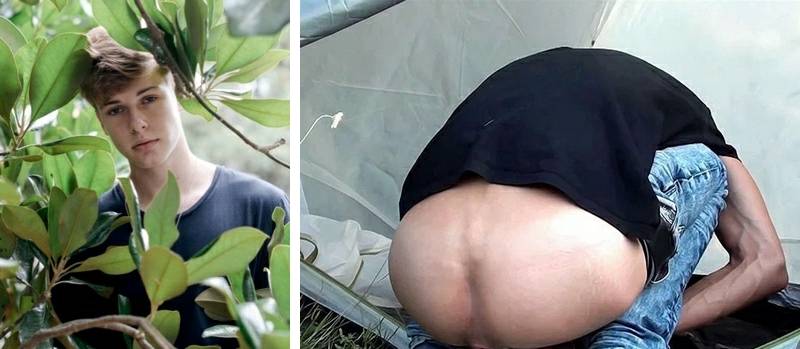 Two views of a young man