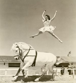 Mama on Regal's back