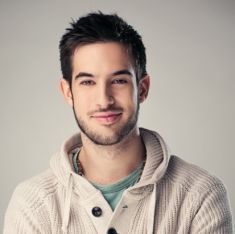 Anthony: portrait of a smiling young man