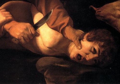 Sacrifice of Isaac, detail