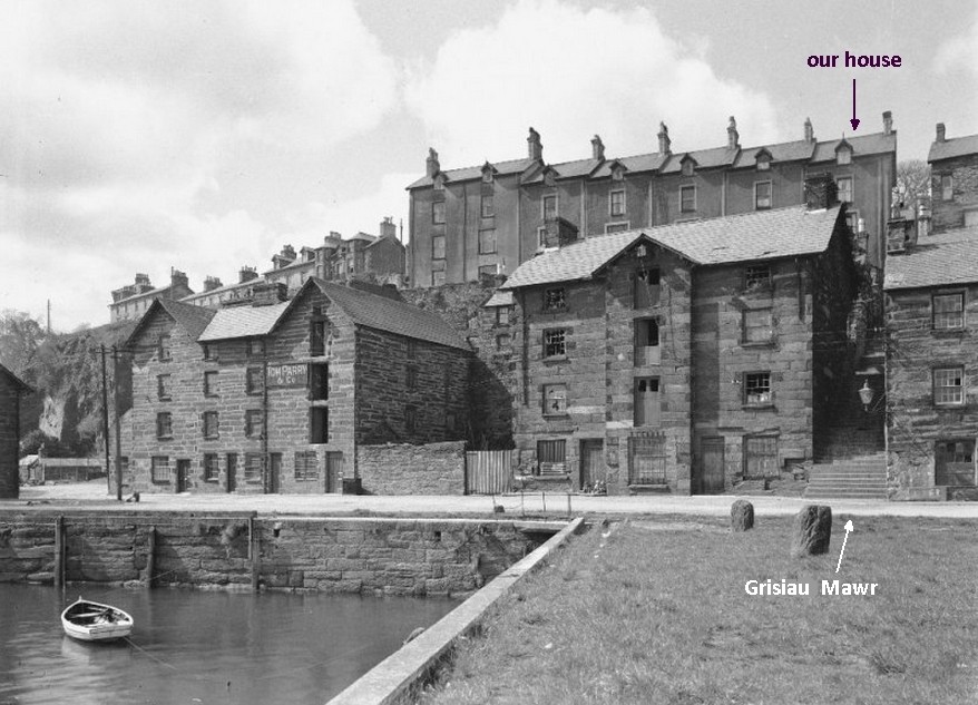 The Old Bank, Grisiau Mawr and our house
